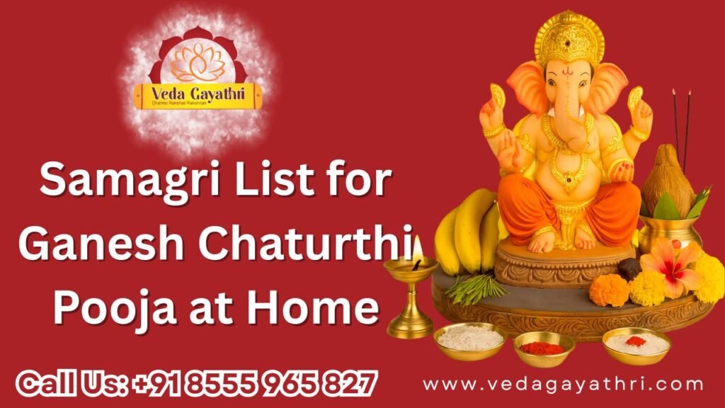 Best Samagri List for Ganesh Chaturthi Pooja at Home