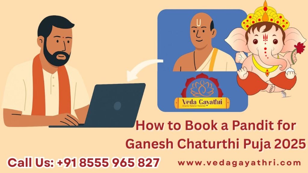 How to Book a Pandit for Ganesh Chaturthi Puja 2025