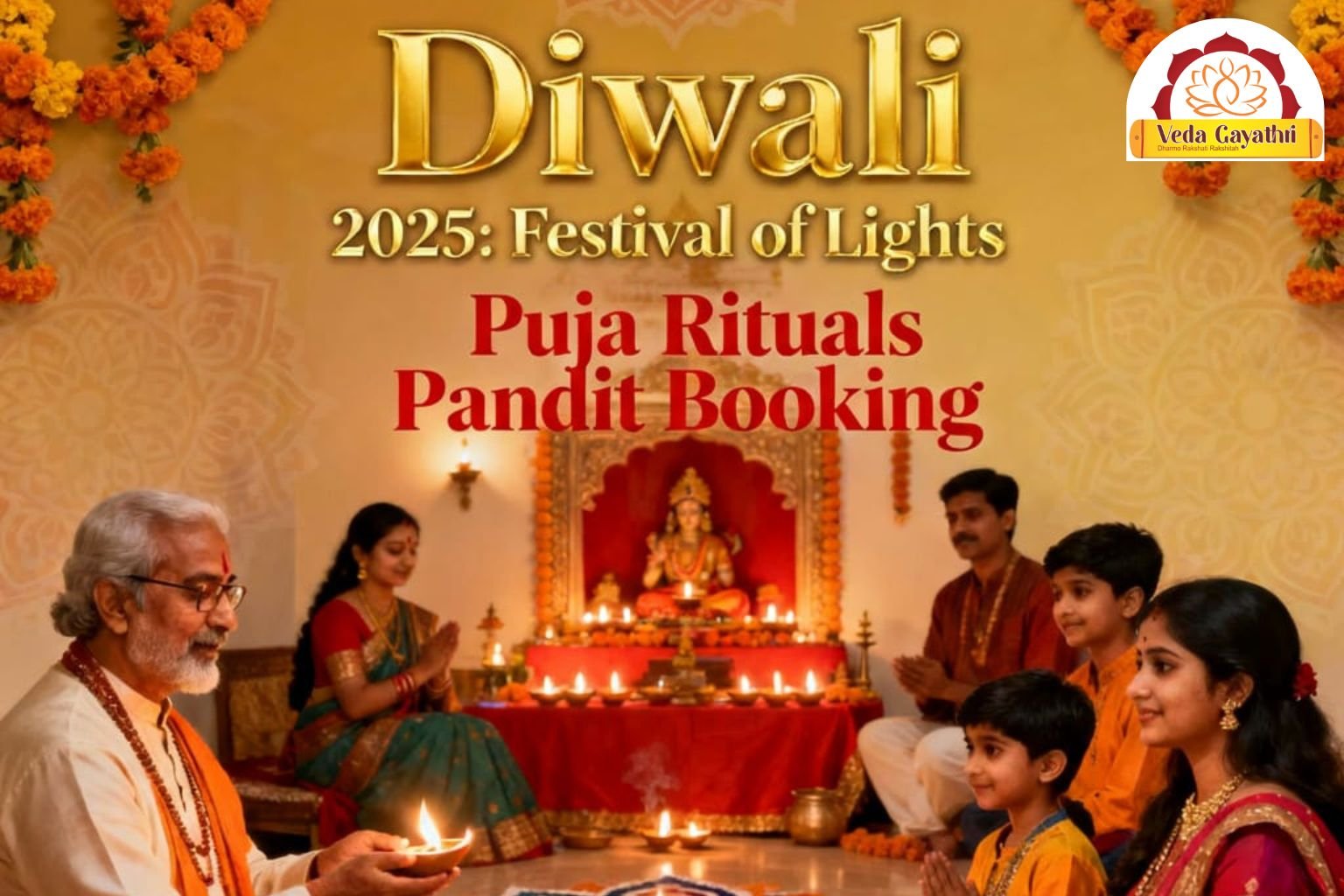 Diwali-2025-–-Festival-of-Lights-Puja-Rituals-Pandit-Booking-with-Veda-Gayathri